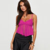 Women's Fashion Lace Ruffled Spaghetti Straps Top - Image 6