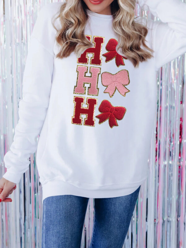 Women Print Hooded Sweatshirt Christmas Shirts For Women Christmas Tree Sequin 2024 Autumn New Style Fashion Sweatshirts - Image 3
