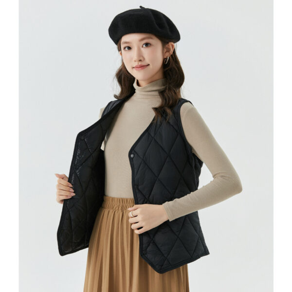 Women's Short Autumn And Winter Velvet Vest - Image 7