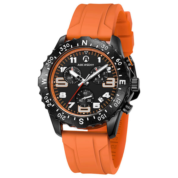 Fashionable Multifunctional Timing Waterproof Quartz Watch - Image 2