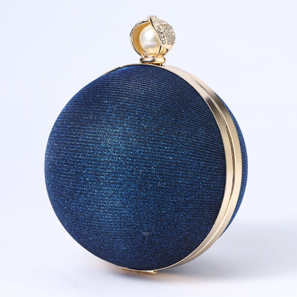 Premium Flash Round Pearl Bag For Women's Retro - Image 5