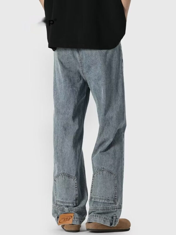 Retro High Street Jeans Couple Niche Trousers - Image 6