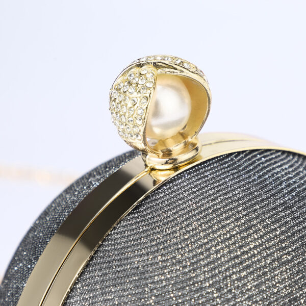 Premium Flash Round Pearl Bag For Women's Retro - Image 8