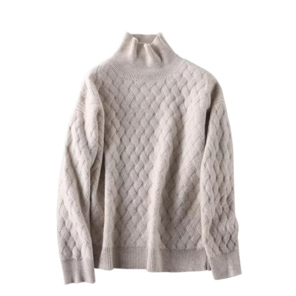 Women's Turtleneck Thread Warm Sweater Knitted Bottoming Shirt - Image 4