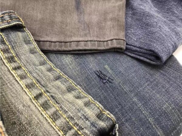Micro-defective Jeans Pure Cotton Washed Large Size Men's Trousers - Image 3