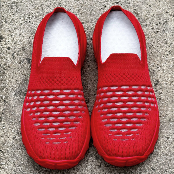 Summer Korean Mesh Mesh Slip-on Plus Size Slippers - Image 8