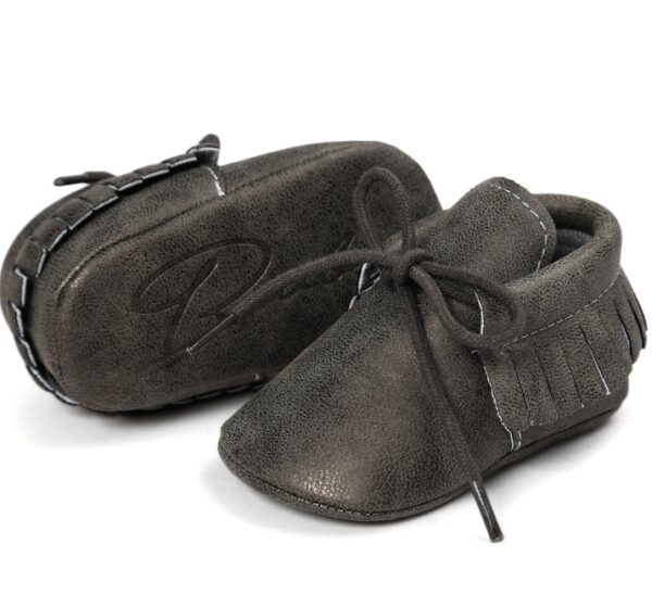 Small seven baby shoes leather soft baby shoes soft socks spring new - Image 2