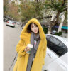 Faux fur mink women plush coat - Image 4