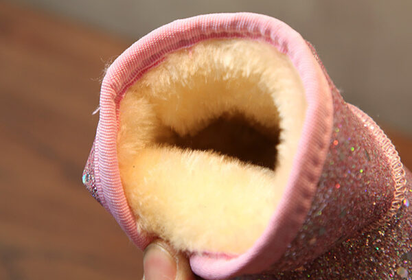 Children's snow boots in sequins - Image 2