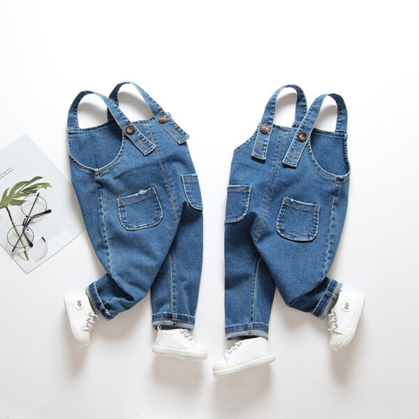 Children's denim overalls - Image 3