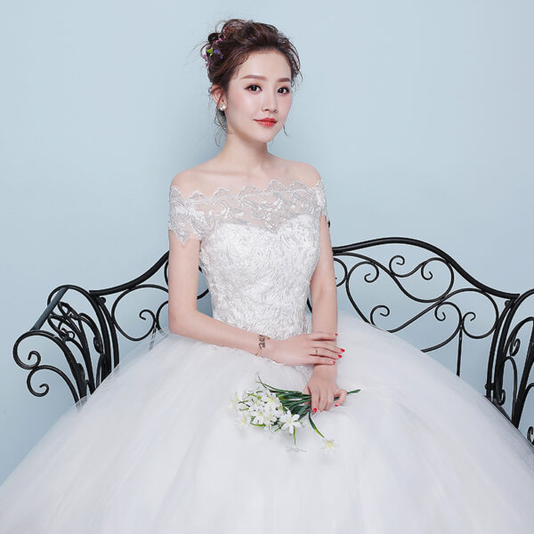 Qidi wedding dress shoulder wedding dress - Image 5