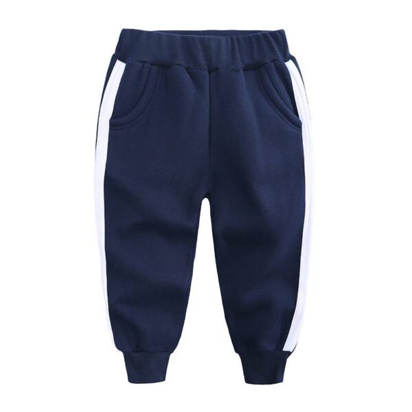 Fashion Simple Children's Fleece Sweatpants - Image 4