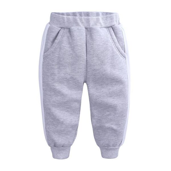 Fashion Simple Children's Fleece Sweatpants - Image 2