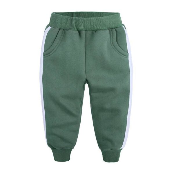 Fashion Simple Children's Fleece Sweatpants - Image 5