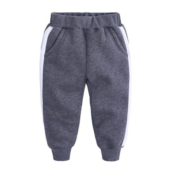 Fashion Simple Children's Fleece Sweatpants - Image 3