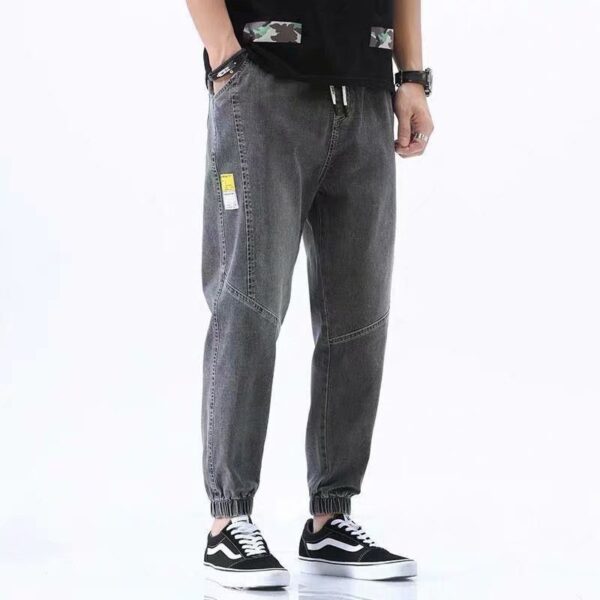 Cropped Trousers Trend Summer Thin Casual Pants - Image 3