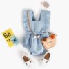Ins Denim Baby One-piece Bodysuits Baby Romper Spring - Image 3