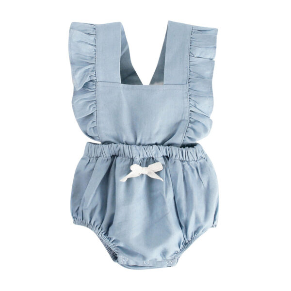 Ins Denim Baby One-piece Bodysuits Baby Romper Spring - Image 5