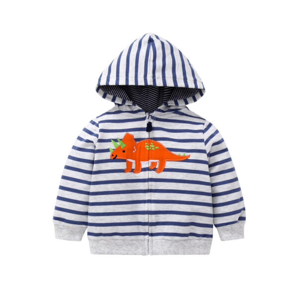 27Kid Toddlers Hoodies Boys Girls Spring  Jacket Little Baby Infant Dinosuar Cartoon Hooded Kids Cute Boys Outwear Sweatshirt - Image 9