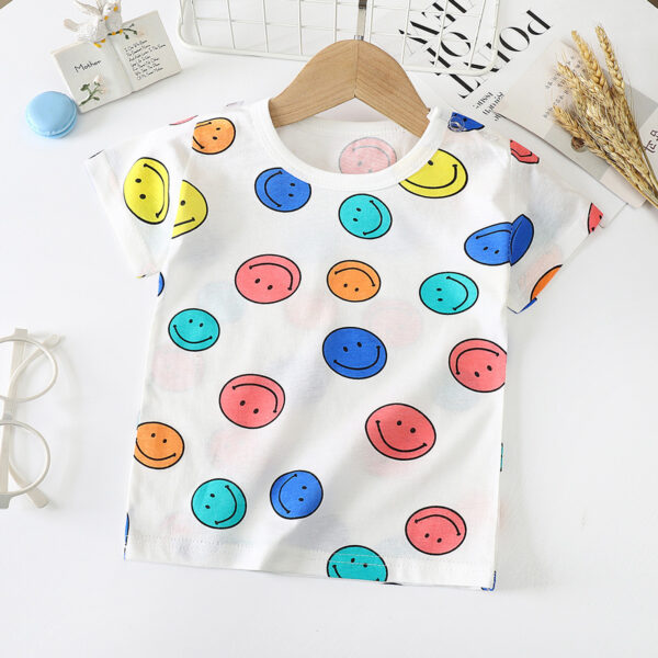 Children's Short-sleeved T-shirt cotton Baby Half-sleeved Bottoming Shirt - Image 3