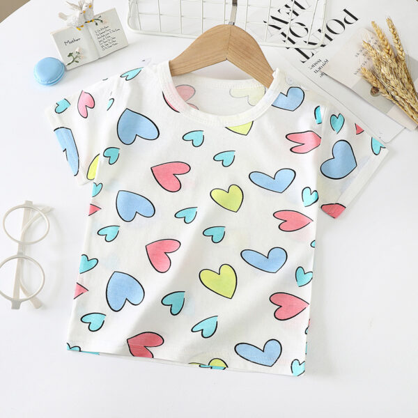 Children's Short-sleeved T-shirt cotton Baby Half-sleeved Bottoming Shirt - Image 2