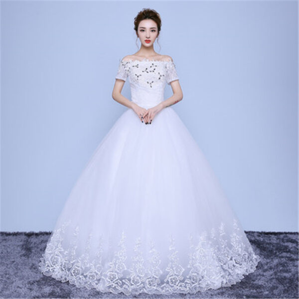 Wedding Dress Bridal Sleeves Wedding Wedding Dress Was Thin And Thin - Image 3