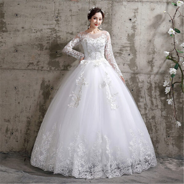 Wedding Dress Bridal Sleeves Wedding Wedding Dress Was Thin And Thin - Image 2