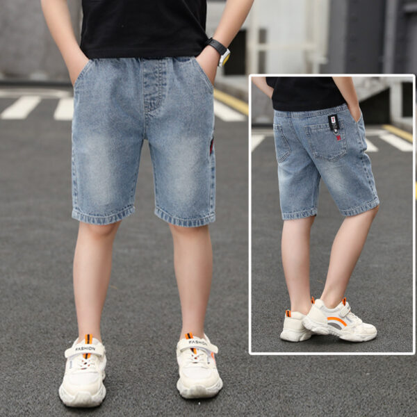Children's Clothes, Children's Pants, Boy Jeans, Summer Casual Fashion Shorts - Image 7