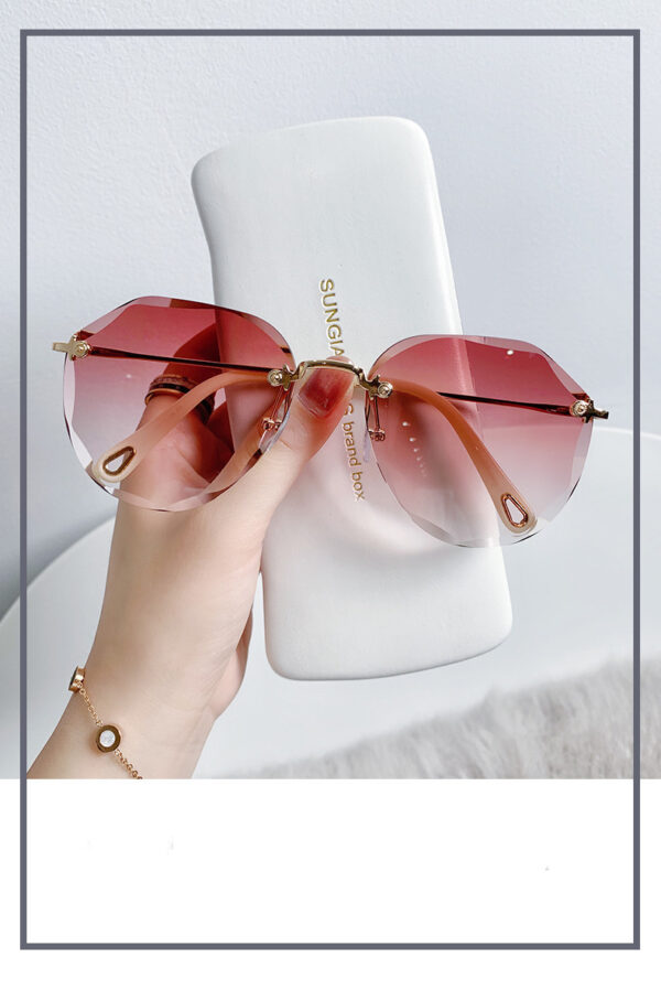 Seaside Anti-ultraviolet Sunglasses Driving Special Eyes Big Face Is Thin