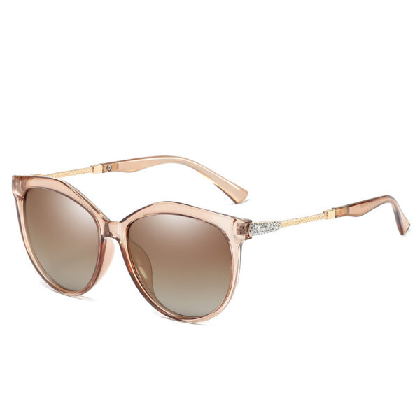 Polarized Color Film Lens Diamond Set Women's Sunglasses - Image 4