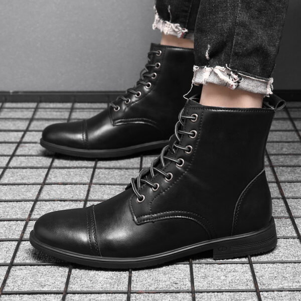 High-top British Casual Men's Shoes - Image 7