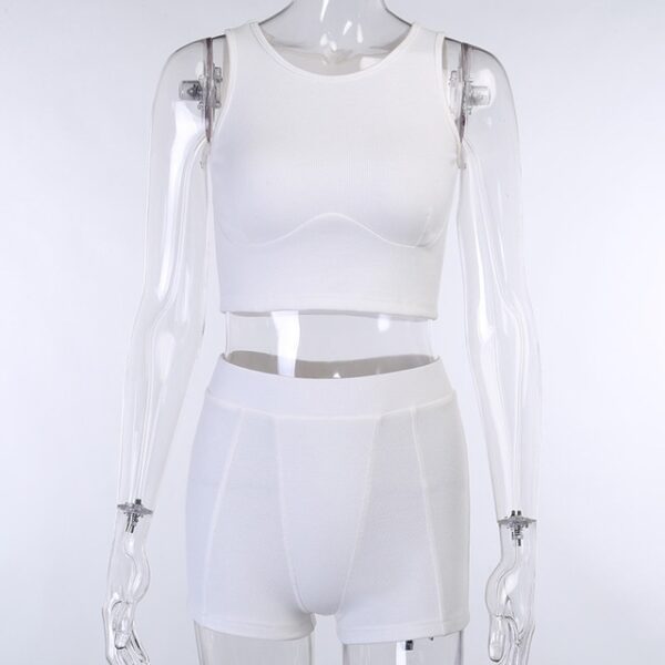 Paneled tank top shorts - Image 4