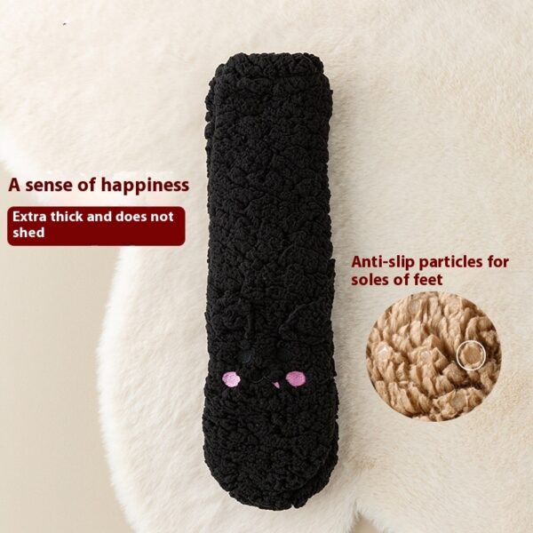 Winter Floor Socks Velvet Thicken Warm Coral Velvet Cute Socks Japanese-style Home Footwear Non-slip Socks New Year Gifts Winter Gadgets - Image 3