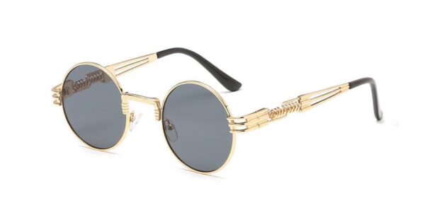 Gold Metal Fashion John Lennon Round Sunglasses Steampunk Sunglasses Mens Womens Retro Vintage Coating Mirrored Eyewear Shades - Image 10