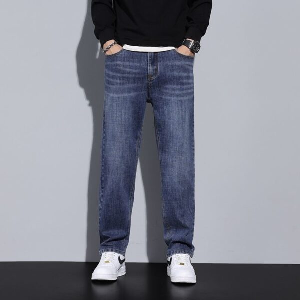 Jeans Loose Straight Casual Long Pants Men - Image 2