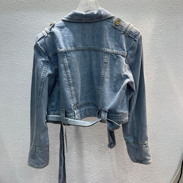 Popular Street Cool Button Denim Coat Korean Style Loose And Idle Fan Car Top - Image 4