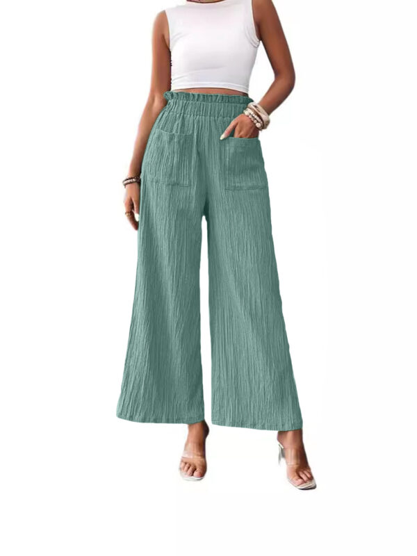 Casual Loose-fitting Wide-leg Slim-fit Trousers - Image 9