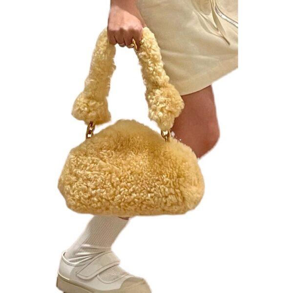 Triangle Bag Plush Portable Single Shoulder Armpit - Image 5