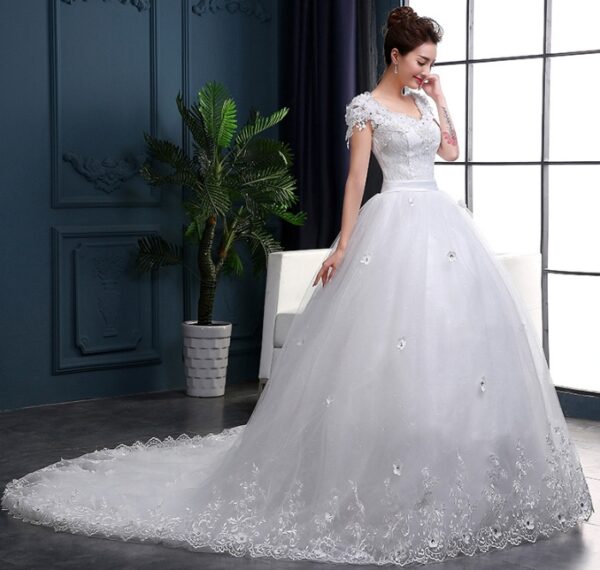 new wedding dress long tail wedding dress bride dress wedding dress - Image 3
