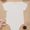 Newborn 0-2 Years Old Baby Breathable Cotton Short Sleeve Romper - Image 3
