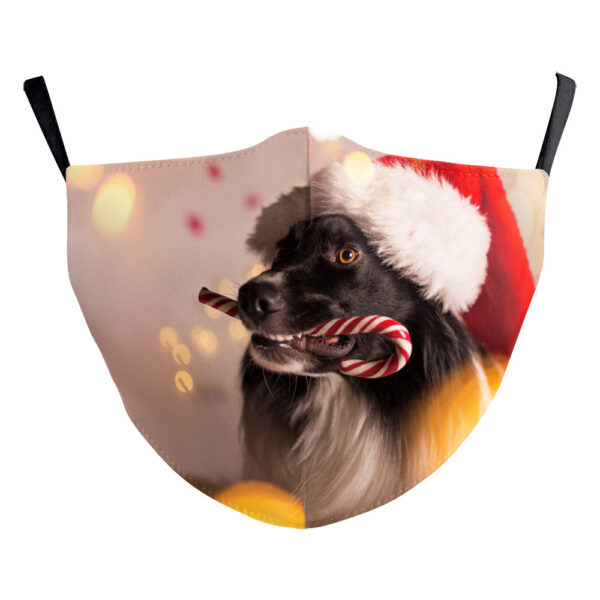Christmas Snowflake Digital Printing Double-layer Dust Mask - Image 10