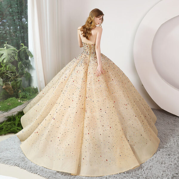 Costume Bride Wedding Dress Tube Top Dress - Image 5