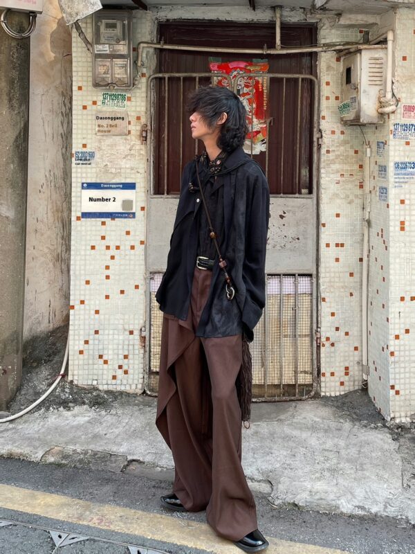 Stitching Casual Suit Pants Cutting Piece Trousers - Image 6
