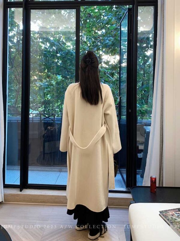 Retro Wool Overcoat Women's Fashion - Image 2