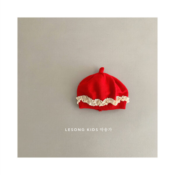 Infants Baby Knitted Beret Children's Sleeve Cap - Image 8