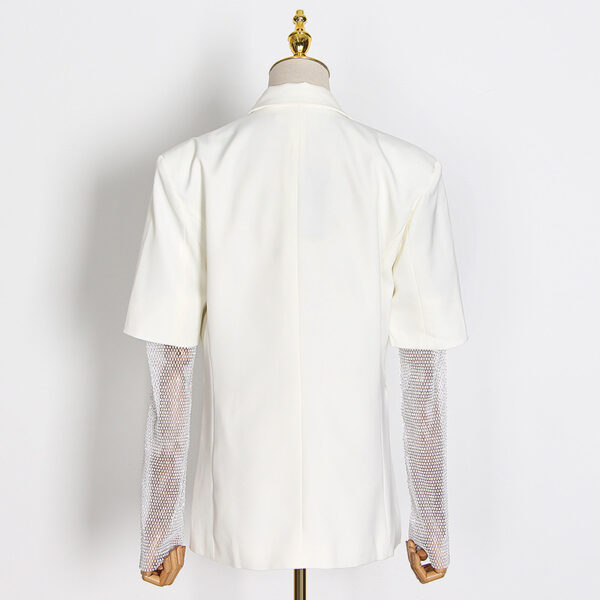 Ladies bright diamond long sleeve suit jacket - Image 6