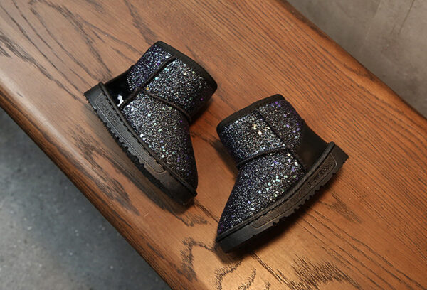 Children's snow boots in sequins - Image 4