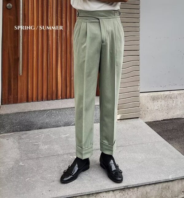 Harem Men's Ninth Pants Fashion Brand Draped Suit Pants - Image 4