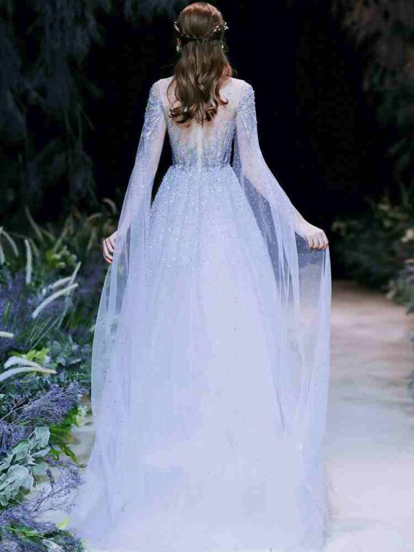 High-end Engagement Evening Dress Light Luxury Niche Wedding Banquet Female - Image 4