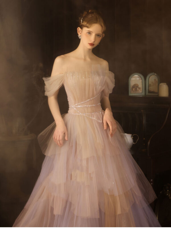 Evening Dress Salute Wine Dress Light Luxury Small - Image 4